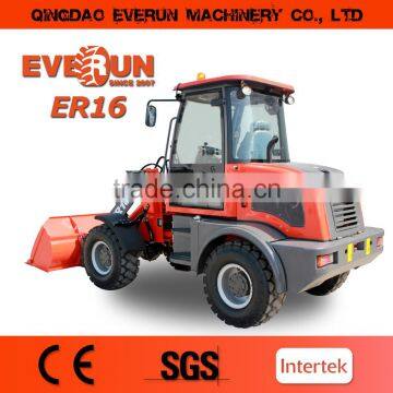 Everun 2017 1600KG Mini Wheel Loader With Pallet Forks Standard Bucket photo-4