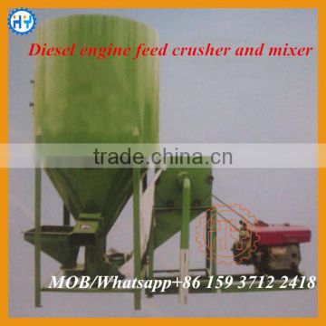 Diesel engine Vertical mixer machine for animal feed