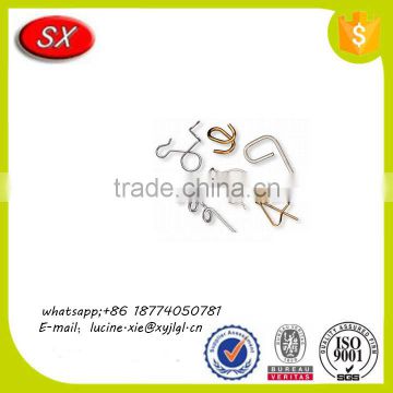 china factory price special bending chrome polished wire forming springs