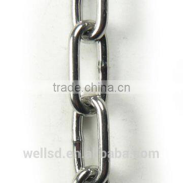 supply standard DIN766 or DIN763 steel galvanized link chain
