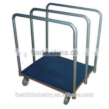 panel cart with three removable handles