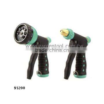 2 Piece 8-Pattern And Brass Metal Spray Nozzle Sets For Garden