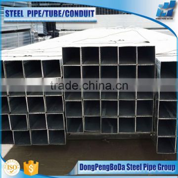 100*150*5.5 hot dipped galvanized erw pipe