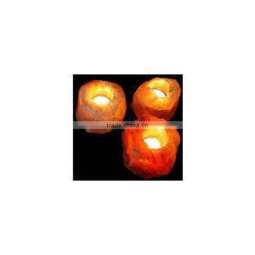 Rock Salt Tea Light Holders/Himalayan Salt Candle Holders/ Natural Salt