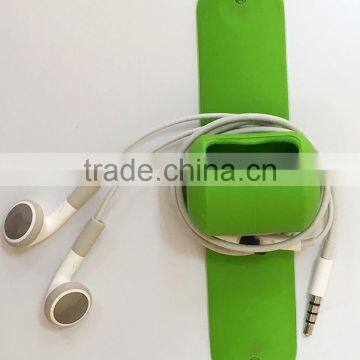 Colorful Silicone Earphone Cable Cord Winder,mobile Cable Winder