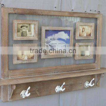 Unique Design Double Glasses Wall Photo Picture Frame With Hangers photo-3