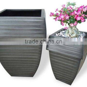 High Quality Best Selling Eco Friendly Square Zinc Flower Vase From Viet Nam