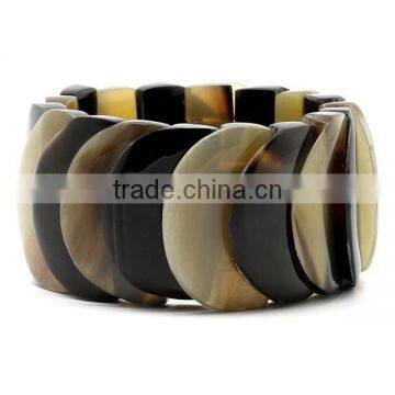 High quality best selling buffalo horn yellow black modern bracelet from Vietnam