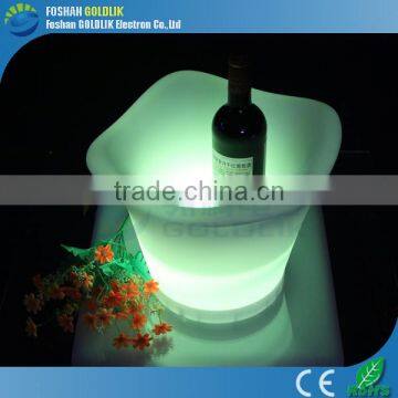 RGB Bar Furniture Ice Bucket Illuminated Plastic LED Holder photo-3