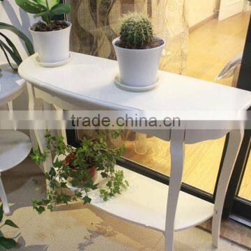 Indoor Wooden Flower Display Shelf & Display Stand