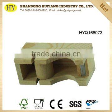 Wholesale Custom Pine Wood Tape Dispenser photo-3