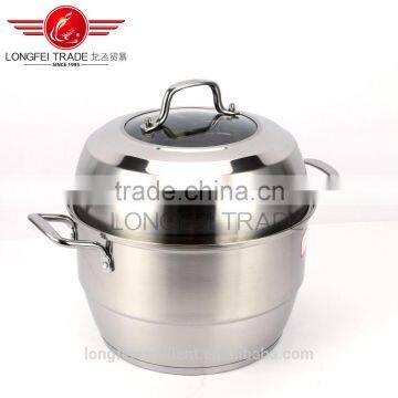 2016 China Top Grade Stainless Steel Steam Pot Food Steam Cooking Pot Set photo-3