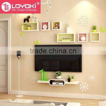 2016 New DIY Assembly Wall Mount TV Console Wall Floating Shelf for Home Decor TV Console photo-5