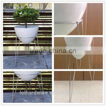 Garden Display Round Metal Wrought Iron Flower Stand photo-4