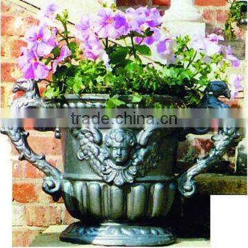 Cast Iron Flowerpot Iron Casting Flowerpot for Decoration,garden Flowerpots photo-6