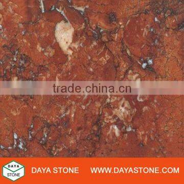 Natural polished Persian Red Marble for Shower