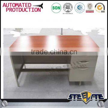 OA-1S Wooden Desktop and Steel Cabinet Office Desk photo-4