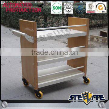 3 Tier Library Book Trolley/ Mobile Library Trolley photo-3