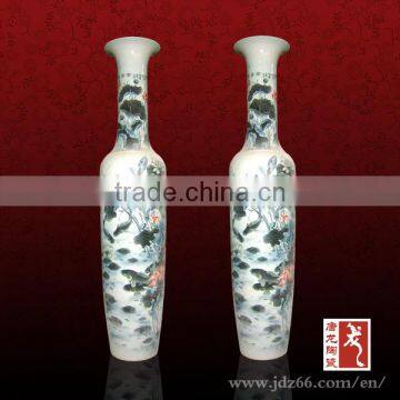 Chinese Hand painted Tall Porcelain Large Floor Vases for Home Decor