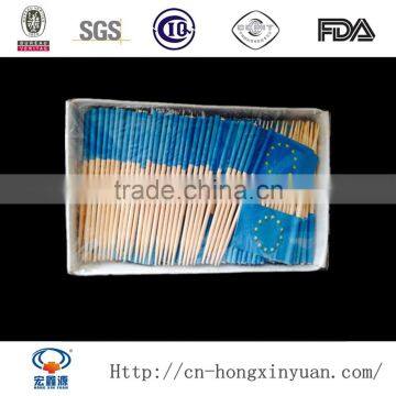 Promotional High Quality Wooden Toothpick Flag Printing