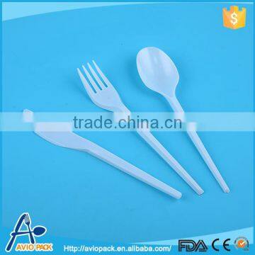 Portable disposable plastic travel flatware airline flatware