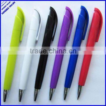 2017 hot selling logo printed advertising cheap ballpoint plastic pen