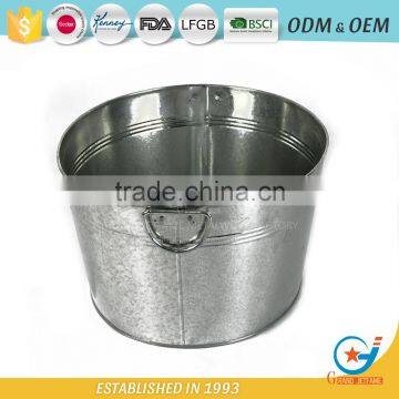 Iron Garden Galvanized Ice Tubs for Drinks Party Bar Ice Bucket