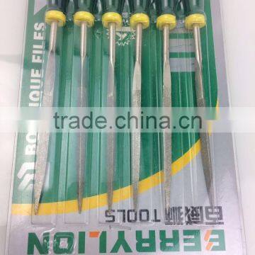 BERRYLION 5*180mm Triangle Shaped Diamond File Set With 7pcs Set photo-6