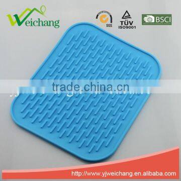 WCA097 silicone mat Pot Holder, Trivet, Hot Handle Holder, Spoon Rest, Coasters, Eco Friendly, Home Kitchen Gifts, High Quality