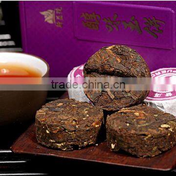 Sticky Rice Flavor Mini Puer 5g per Piece Fragrant Mini Cake,Glutinous Rice pu Erh Tuo Mini Puer Tea photo-3