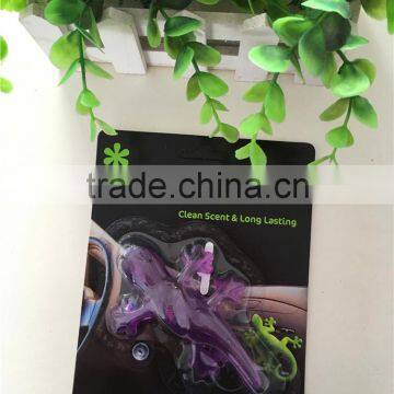 2016 purple gecko shape plastic air freshener