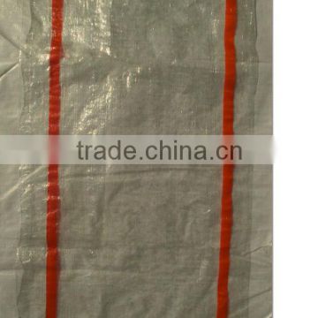 PP transparent woven bag 50kg for packing beans