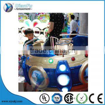 Kiddie Disco Classic go Round Kiddie Rides Coin Operated Promotion Funny Rotate Ridding Colorful Disco Game Machine photo-3