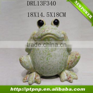 new design ceramic animal frog for decorations