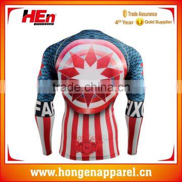 Hongen Apparel Man Wear Rash Guard Mma Mens Fitness Pants OEM Mma Rashguard,custom Sublimated Printed Mens MMA Uniforms photo-2