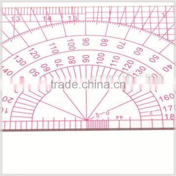 Kearing Chinese Manufacture Multi Use Pattern Grading Ruler Plastic Rulers With Protractor B75 photo-4
