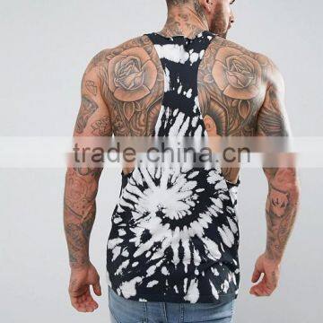 2017 High Quality New Design Summer Custom Black Gym Wear Comfortable 100% Polyester Fashion Men's Printing Sport Tank Tops photo-2