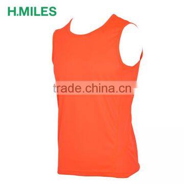 Customized Breathable Dry Fit Men Fitness Sleeveless t Shirt/ T-shirt photo-3