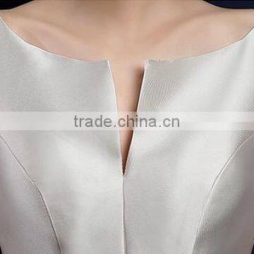 One Piece Designer Satin Long Wholesale Evening Dress photo-2