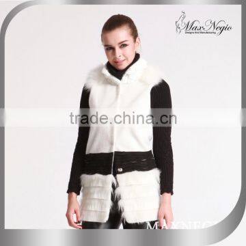 Maxnegio ladies mature coat women woolon coat and fancy coat