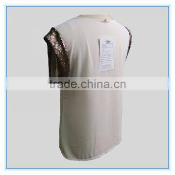 Hign Quality Fashion Lady Sequin Saree Blouse photo-2