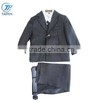 Baby Boys Suit 3pcs Clothing Set Including Coat Pants Shirt And Tie Boys Party Wear Clothes photo-4