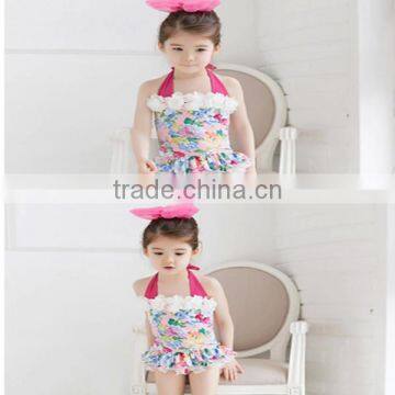 China Manufacturer Beautiful Cute Children Wholesale Swimwear photo-5
