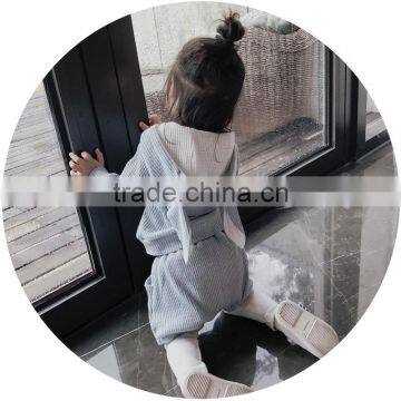 S17666A 2017 Spring Autumn Kids Clothing Sets Litter Girls Cartoon Clothing Set photo-4