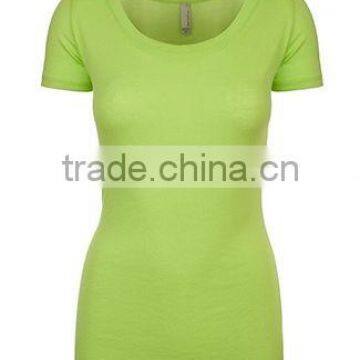 Next Level Apparel Ladies' The Scoop Tee - Made From Pre-shrunk 100% Combed Cotton Jersey and Comes With Your Logo. photo-4