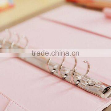 A6 Leather Loose Leaf Palnner Customizable Japanese Daily Diary Planner 6 Holes Binder Notebook With Elastic Band photo-5