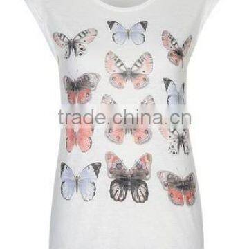 Women Short Sleeve Casual T-shirt With Print photo-6