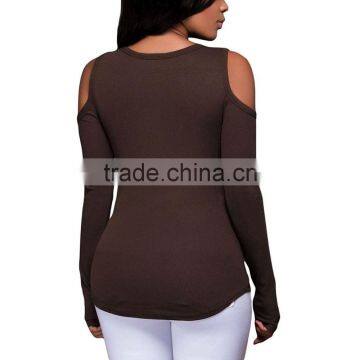 Wholesale Sexy Women Long Sleeve Bodysuit Blouse Top For Wholesale 2017 photo-5