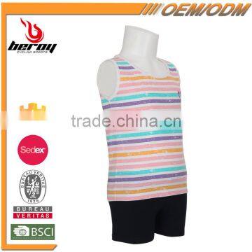Custom Sleeveless Shirt and Shorts European Clothes Kids Wholesale From China photo-2