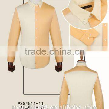 New Colorful Contrast Stylish 100% Cotton Fashion Shirts for Men photo-3